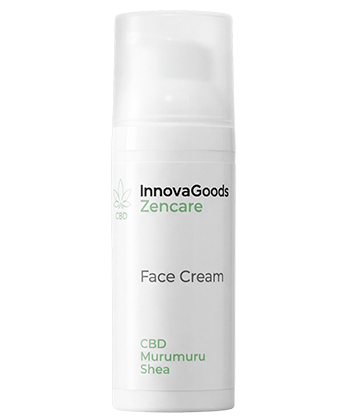 Crema viso InnovaGoods Zencare con CBD, murumuru e karité