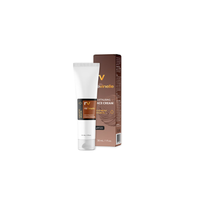 Tubo e scatola Revinelle Revitalising Face Cream da 30 ml